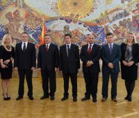 Скопје - Предавање на акредитивни писма на новиот амбасадор на Словачка, Н.Е. г Мартин Бежак 